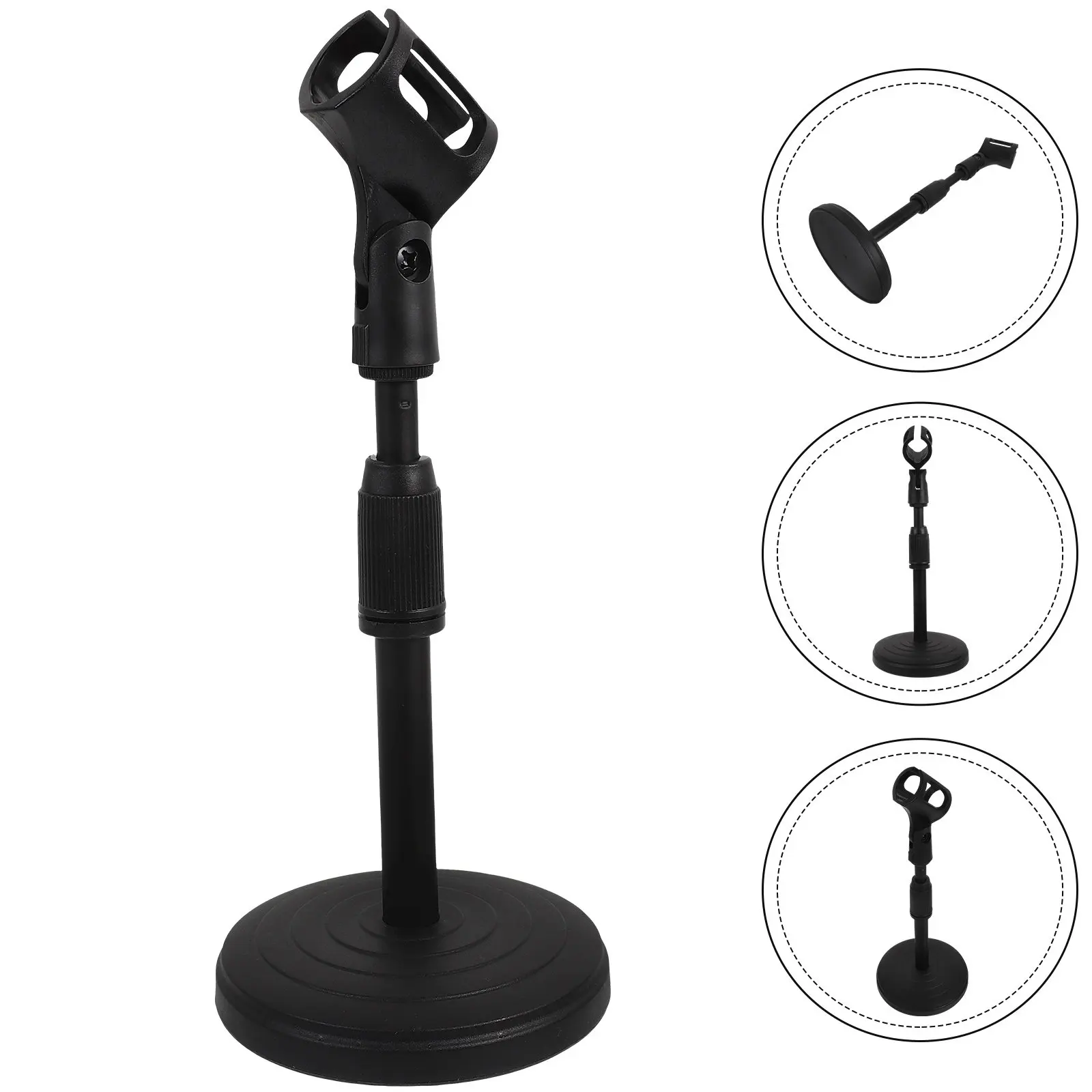 Adjustable Desktop Mic Stand with Clip Heavy Duty Plastic Construction for Streaming Gaming Conference Speech Desktop Mic Stand
Adjustable Desktop Mic Stand with Clip Heavy Duty Plastic Construction for Streaming Gaming Conference Speech Desktop Mic Stand
