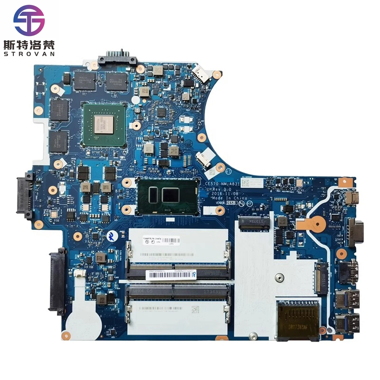 For Lenovo ThinkPad E570c NM-A831 Laptop Motherboard Mainboard for Lenovo ThinkPad E570c NM-A831 Mainboard E570c 01HW730 NM-A831
For Lenovo ThinkPad E570c NM-A831 Laptop Motherboard Mainboard for Lenovo ThinkPad E570c NM-A831 Mainboard E570c 01HW730 NM-A831