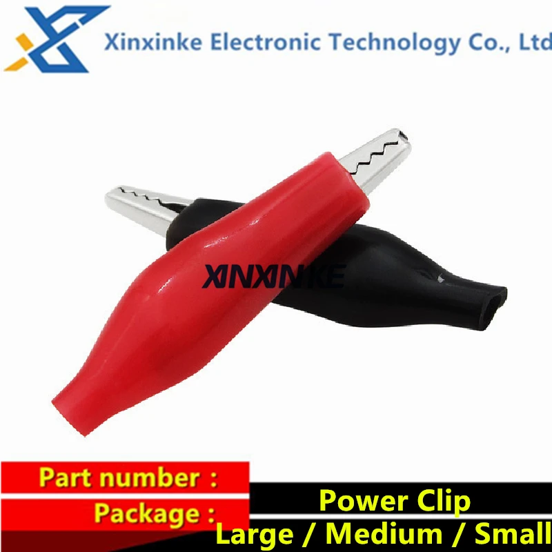 10PCS Large / Medium / Small Crocodile Clip Jacket Clip Test Clip Power Clip Experimental Test Clip
10PCS Large / Medium / Small Crocodile Clip Jacket Clip Test Clip Power Clip Experimental Test Clip