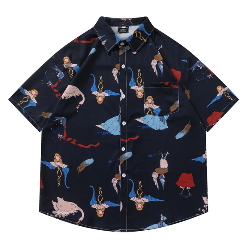 Dark Icon Full Printed Street Fashion Men's Shirt Short Sleeve Summer Turn-down Collar Shirts Man
Dark Icon Full Printed Street Fashion Men's Shirt Short Sleeve Summer Turn-down Collar Shirts Man