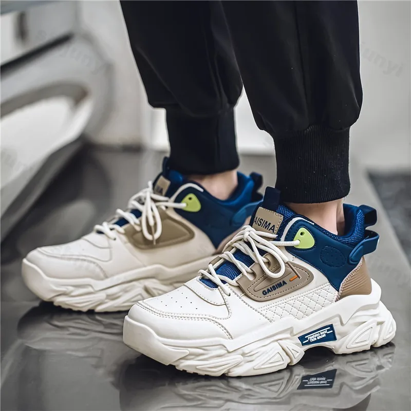 Нишевый дизайн, мужская повседневная спортивная обувь на толстой подошве, осенняя модная тенденция 2024, универсальные сетчатые удобные низкие кроссовки на массивном каблуке 
Нишевый дизайн, мужская повседневная спортивная обувь на толстой подошве, осенняя модная тенденция 2024, универсальные сетчатые удобные низкие кроссовки на массивном каблуке