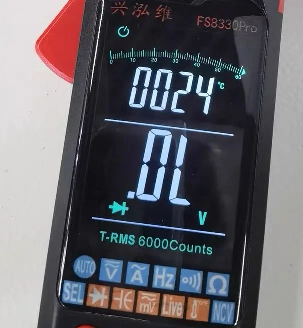 6000 Counts TRMS Auto Scan Clamp Meter, 600A Color Display NCV Flashlight AC/DC Tester for Auto Electrical & Home DIY Pro Use
6000 Counts TRMS Auto Scan Clamp Meter, 600A Color Display NCV Flashlight AC/DC Tester for Auto Electrical & Home DIY Pro Use