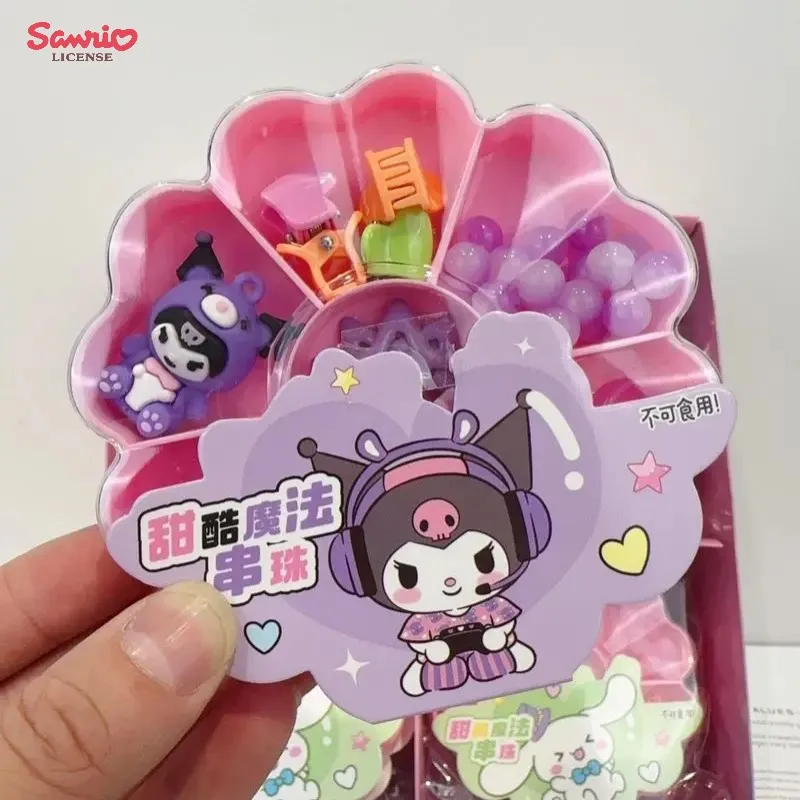 12 комплектов Новинка DIY Sanrio Волшебная заколка из бисера Набор милый мультяшный браслет ручной работы комбинированные ювелирные изделия Оптовая Продажа подарок для детей
12 комплектов Новинка DIY Sanrio Волшебная заколка из бисера Набор милый мультяшный браслет ручной работы комбинированные ювелирные изделия Оптовая Продажа подарок для детей