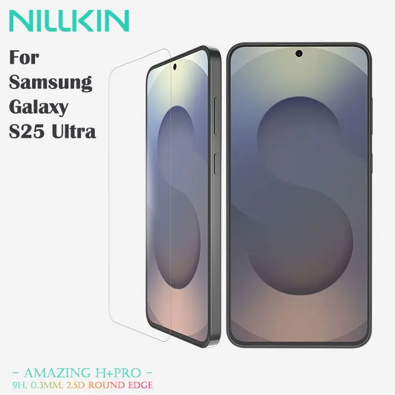 For Samsung Galaxy S25 FE, NILLKIN H+PRO Tempered Glass, 9H Hardness HD Film, 2.5D Edging Craft, Full Installation Kit Included
For Samsung Galaxy S25 FE, NILLKIN H+PRO Tempered Glass, 9H Hardness HD Film, 2.5D Edging Craft, Full Installation Kit Included