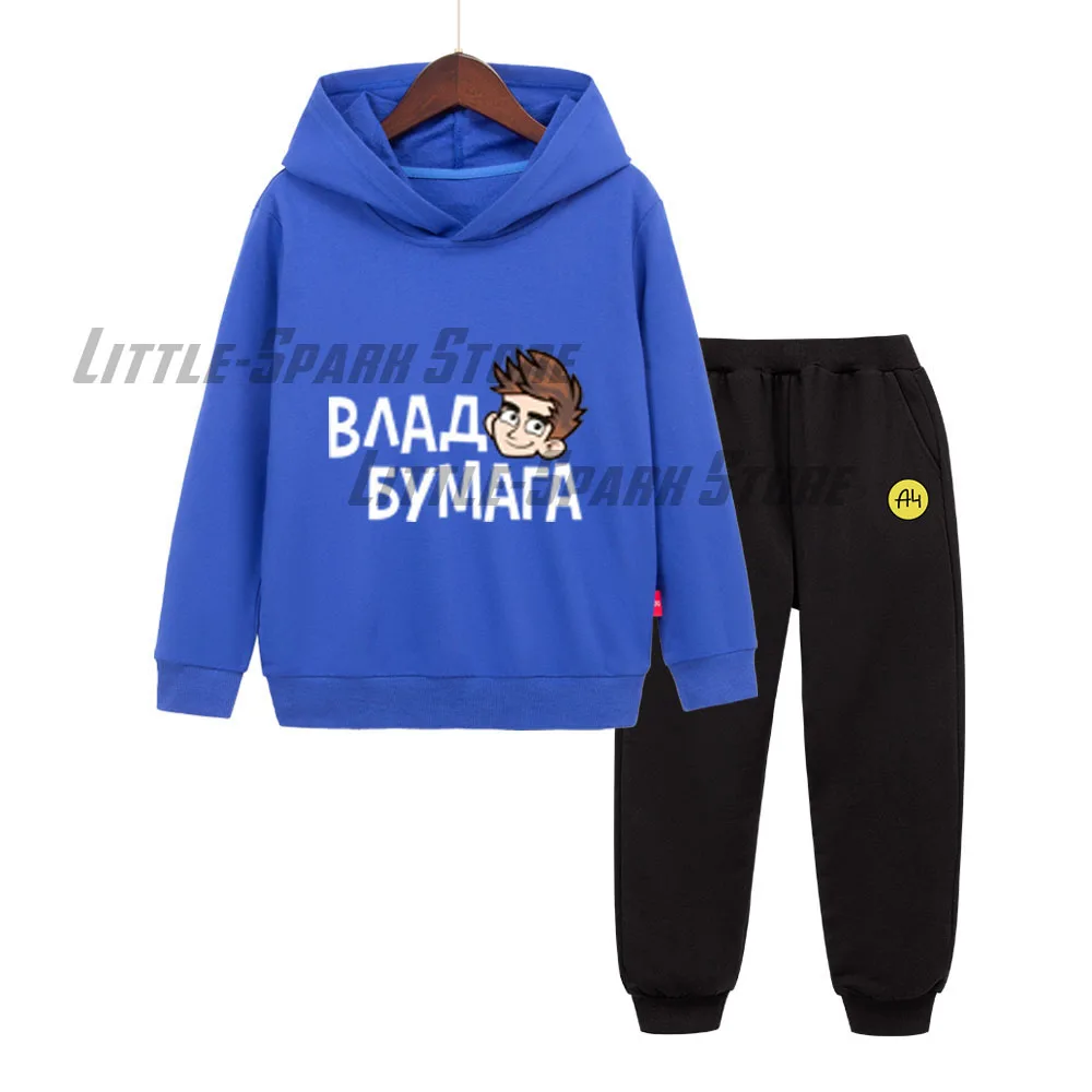 Влад a4 Бумага Blue Children Hoodies Pants Suit Merch A4 boy girl Pullover Sweatshirts Autumn Long Sleeve Baby boy clothes 
Влад a4 Бумага Blue Children Hoodies Pants Suit Merch A4 boy girl Pullover Sweatshirts Autumn Long Sleeve Baby boy clothes
