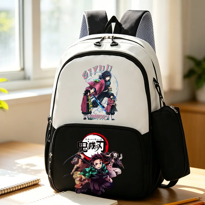 Demon Slayer Schoolbag Large Capacity High Quality Casual Sport Boy Bookbag with Pencil Case Cartoon Anime Tomioka Backpack Gift
Demon Slayer Schoolbag Large Capacity High Quality Casual Sport Boy Bookbag with Pencil Case Cartoon Anime Tomioka Backpack Gift