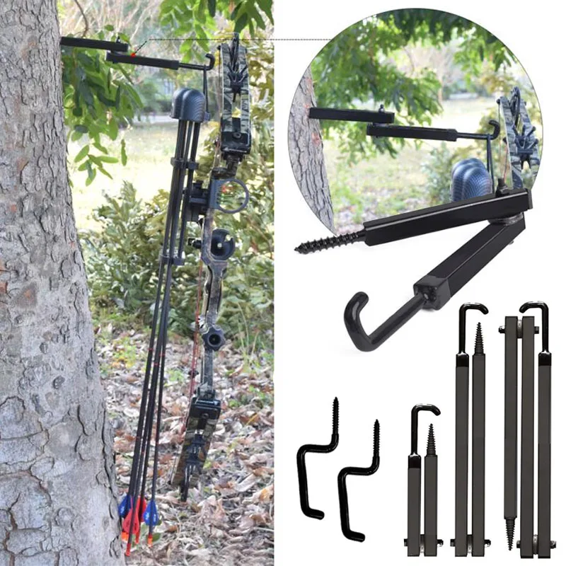 Tree Stand Bow Hanger Hooks for Hunting Realtree Folding Bow Holder Archery Shooting Gear Accessories Outdoors Sports Supplies
Tree Stand Bow Hanger Hooks for Hunting Realtree Folding Bow Holder Archery Shooting Gear Accessories Outdoors Sports Supplies