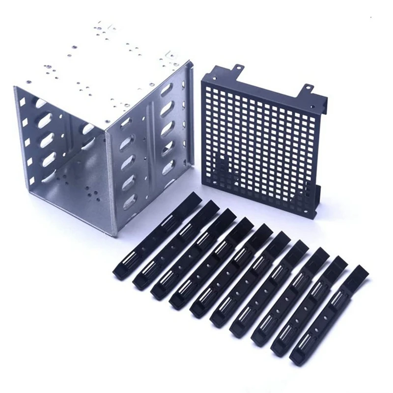 5.25 Inch To 5 X 3.5 Inch SATA HDD Cage Rack Hard Drive Disk Enclosure Harddrive Disk Tray Caddy Adapter
5.25 Inch To 5 X 3.5 Inch SATA HDD Cage Rack Hard Drive Disk Enclosure Harddrive Disk Tray Caddy Adapter