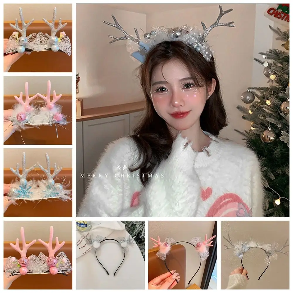 Merry Christmas Decor Christmas Hairpin Bowknot Sequin Children Deer Antler Hair Clip Santa Claus Korean Hair Accessories 
Merry Christmas Decor Christmas Hairpin Bowknot Sequin Children Deer Antler Hair Clip Santa Claus Korean Hair Accessories