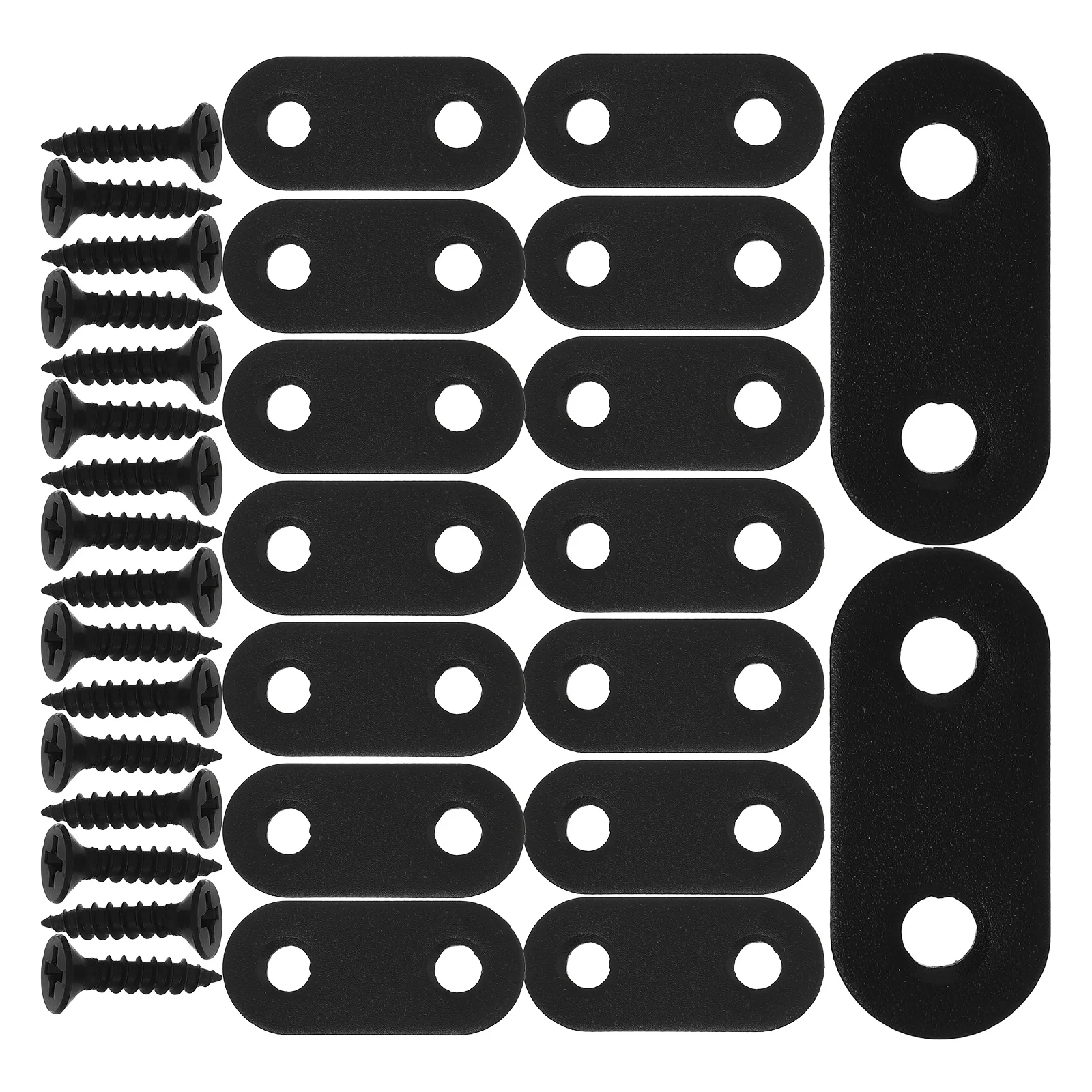 16 Sets 40MM Durable Metal Straight Brackets for Wood Shelves Wall Mounting Plates Holes Supports Furniture Connectors
16 Sets 40MM Durable Metal Straight Brackets for Wood Shelves Wall Mounting Plates Holes Supports Furniture Connectors
