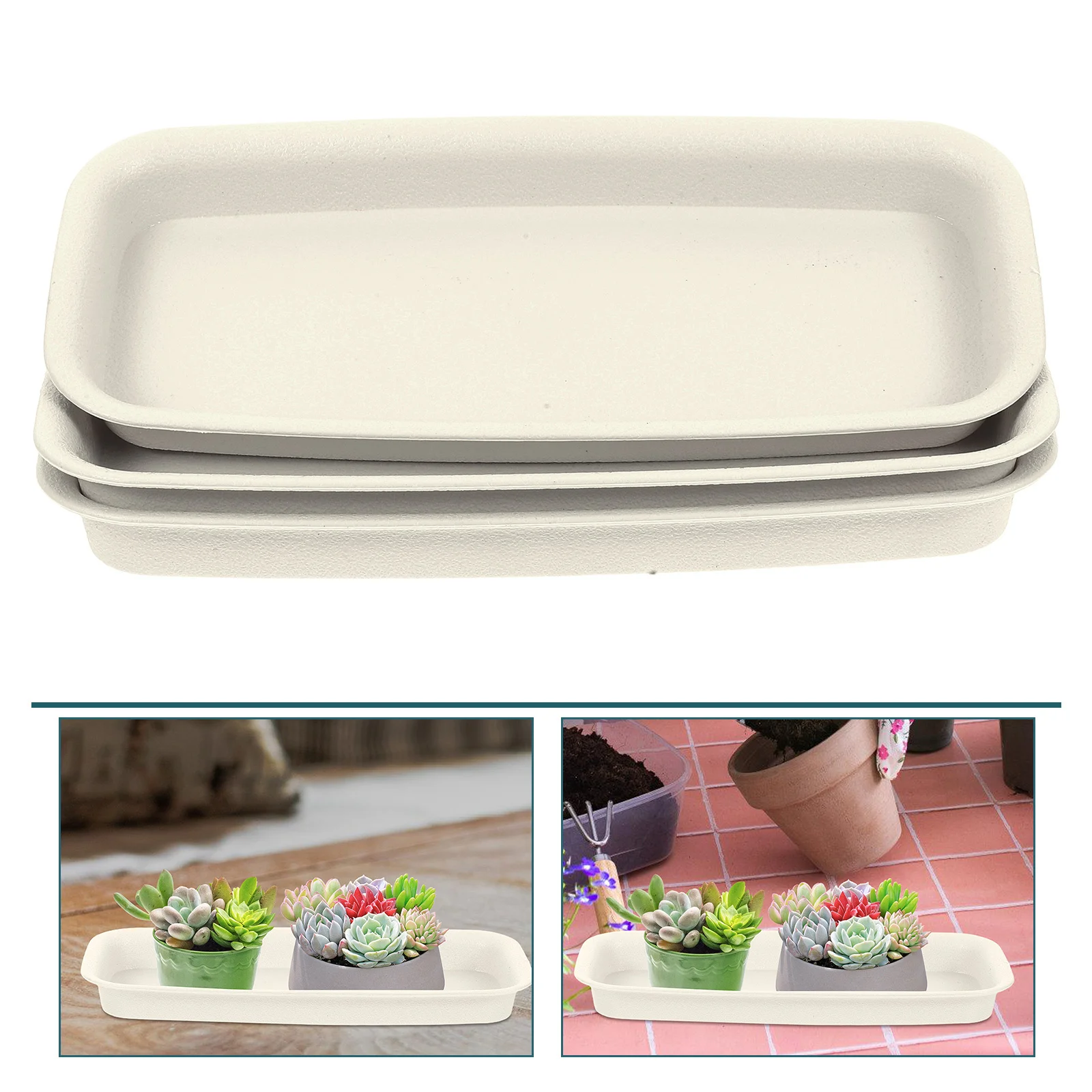 3Pcs Potted Plant Trays with Drainage Control Tough Plastic Flowerpot Bases Aging Resistant Home Garden Tool Flower Pot Trays
3Pcs Potted Plant Trays with Drainage Control Tough Plastic Flowerpot Bases Aging Resistant Home Garden Tool Flower Pot Trays