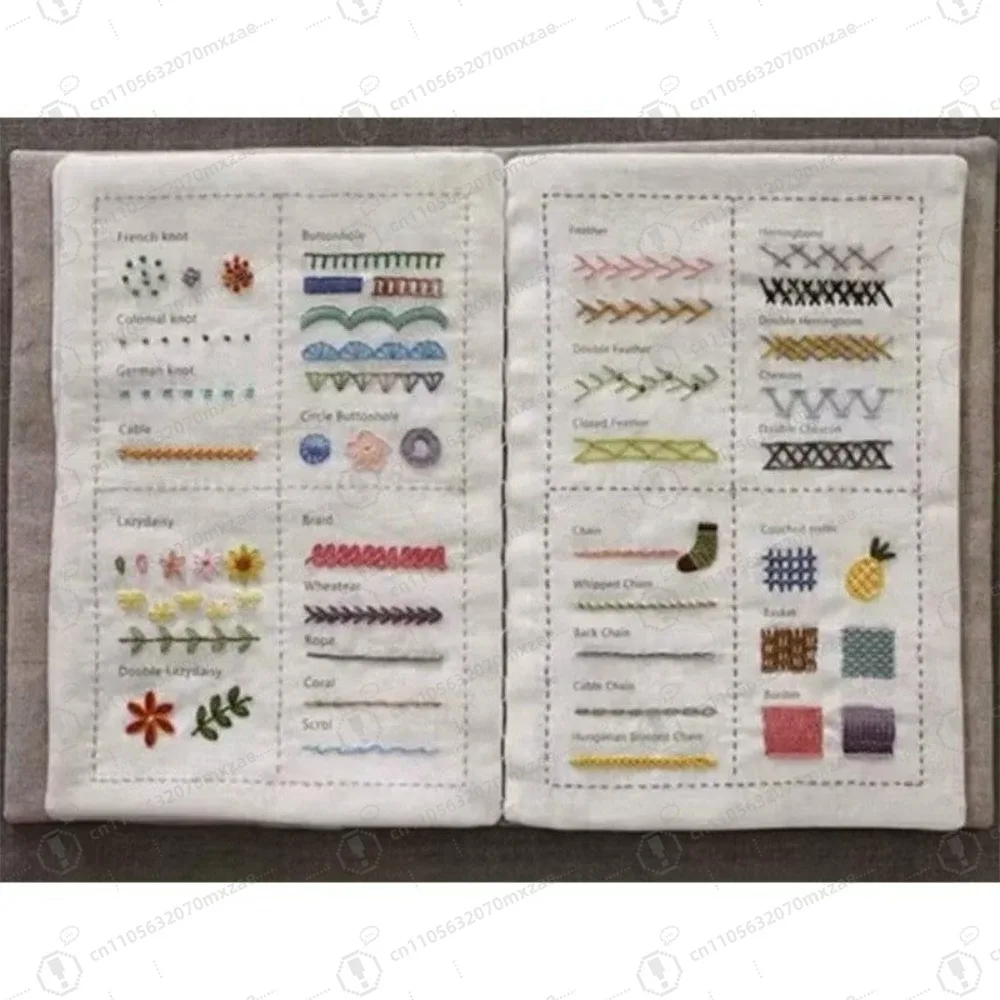 New Linen Embroidery Stitch Book with Tutorial DIY Craft Guide for Embroidery Enthusiasts
New Linen Embroidery Stitch Book with Tutorial DIY Craft Guide for Embroidery Enthusiasts