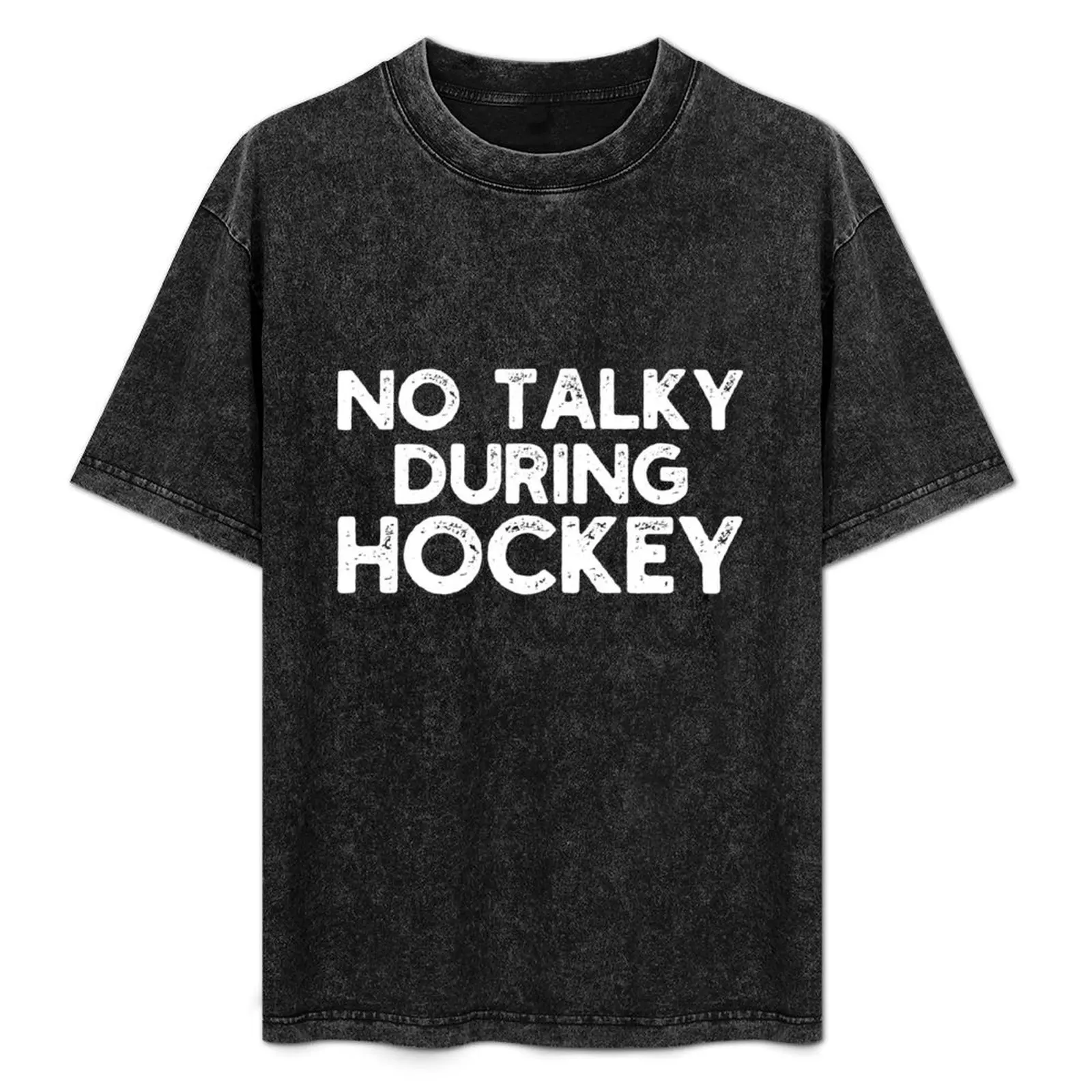 No talky during hockey T-Shirt Casual Light Summer Short Sleeve Top
No talky during hockey T-Shirt Casual Light Summer Short Sleeve Top