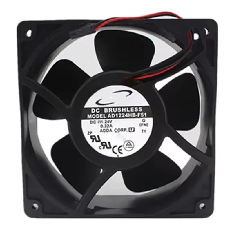 12025 DC24V Cooling Fan AQ1224MB/UB/HB 0.23A 3Pin Silent Industrial Fan 120x120x25mm Frequency Converter
12025 DC24V Cooling Fan AQ1224MB/UB/HB 0.23A 3Pin Silent Industrial Fan 120x120x25mm Frequency Converter