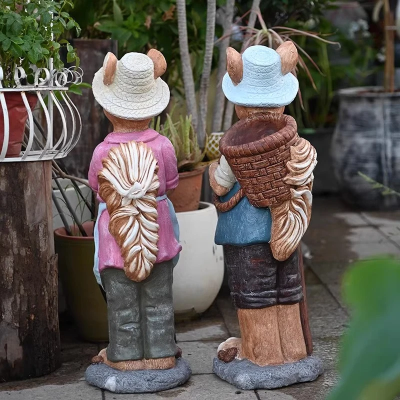 Скульптура «Кролик с корзиной» для сада/патио, реалистичная статуэтка животного, причудливое украшение для двора
Скульптура «Кролик с корзиной» для сада/патио, реалистичная статуэтка животного, причудливое украшение для двора