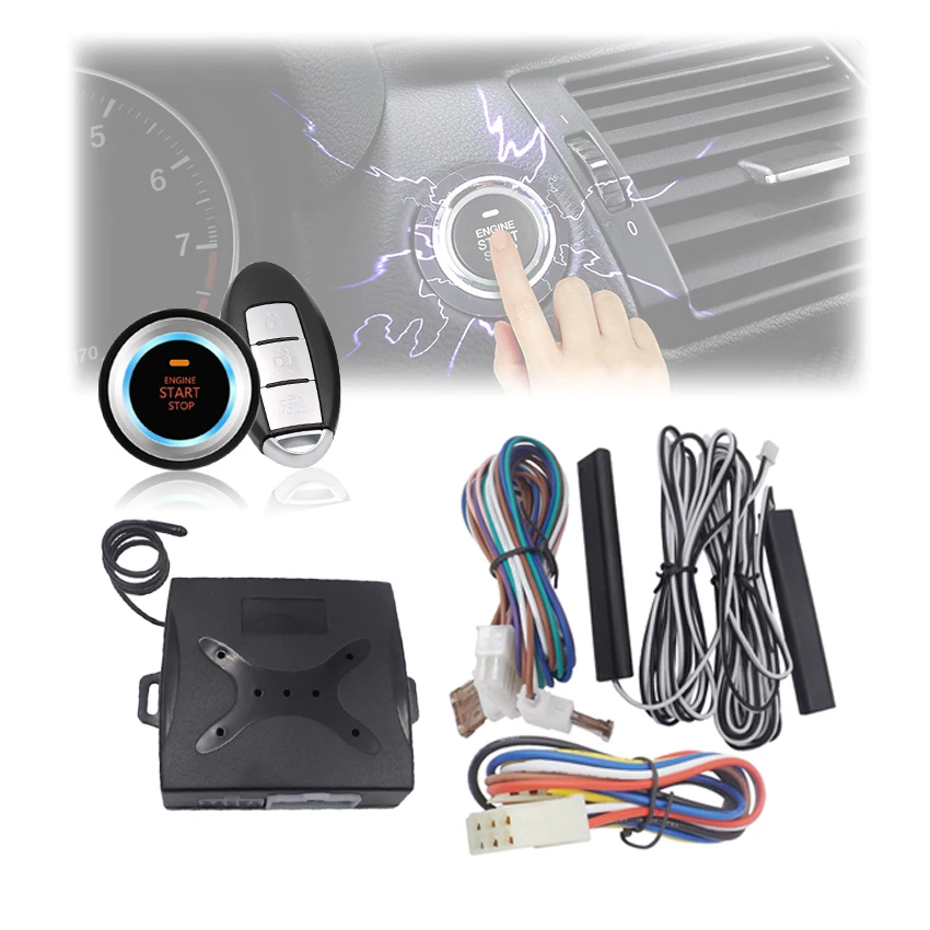Car 12V SUV Keyless Entry System Engine Start Alarm System Push One-button Start System Remote Starter Stop Car Accessories
Car 12V SUV Keyless Entry System Engine Start Alarm System Push One-button Start System Remote Starter Stop Car Accessories