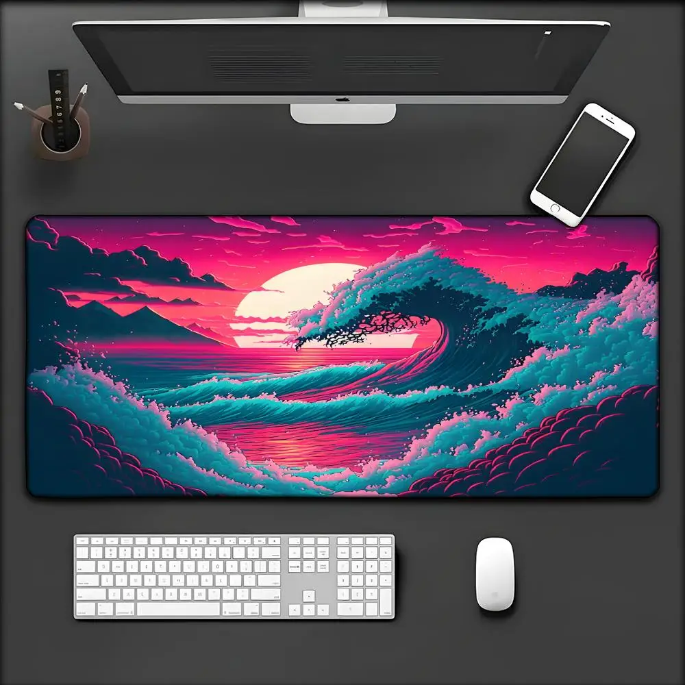 Japanese The Great Wave of Kanagawa Large Gaming Mousepad 800x300mm Gamer Keyboard Lock Edge Desk Mats Office Lap Gamer Mousepad
Japanese The Great Wave of Kanagawa Large Gaming Mousepad 800x300mm Gamer Keyboard Lock Edge Desk Mats Office Lap Gamer Mousepad