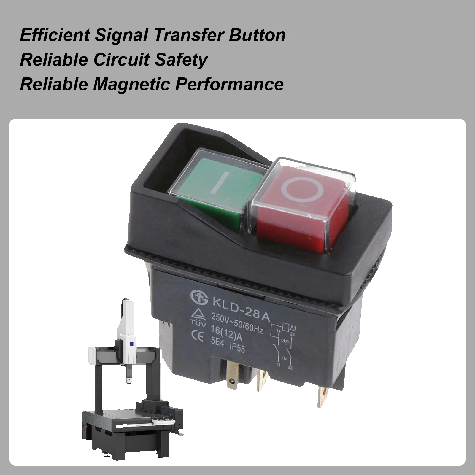 Для промышленного магнита включения и выключения, 4-контактный AC250v 16a, кнопка безопасности электроинструмента для станка, для промышленной фрезерной шлифовальной машины
Для промышленного магнита включения и выключения, 4-контактный AC250v 16a, кнопка безопасности электроинструмента для станка, для промышленной фрезерной шлифовальной машины