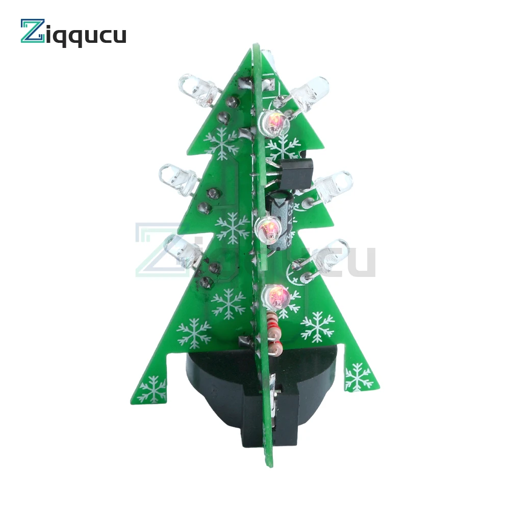 DIY Flashing LED Christmas Tree Kit Soldering Practice Electronic Science Assemble Kit with PCB & LED Lights 
DIY Flashing LED Christmas Tree Kit Soldering Practice Electronic Science Assemble Kit with PCB & LED Lights