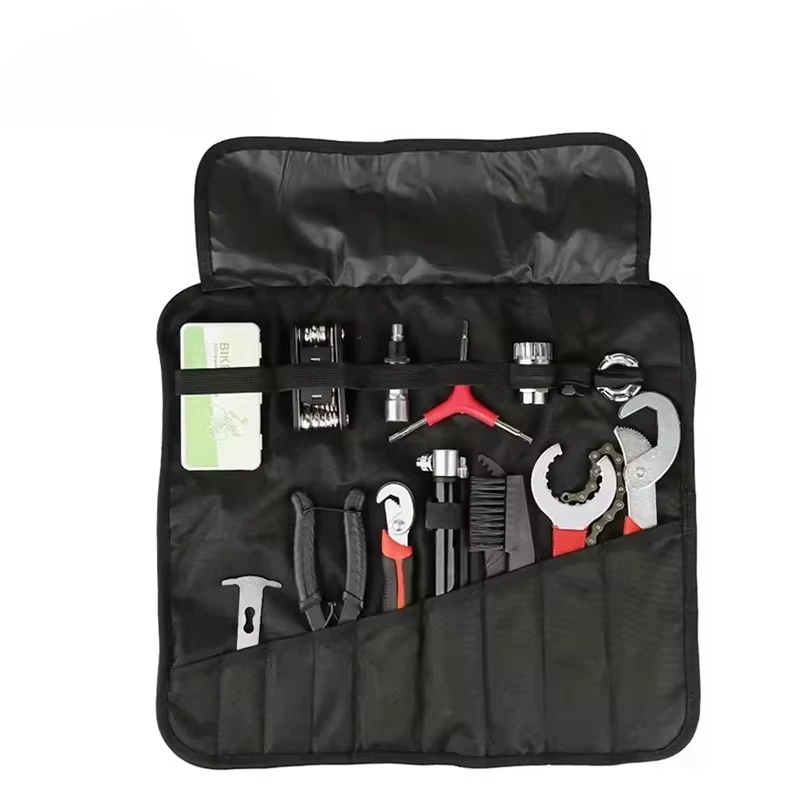 14-in-1 Multifunction Bike Repair Tool Kit, Bicycle Mechanic Fix Tools Set with Bag
14-in-1 Multifunction Bike Repair Tool Kit, Bicycle Mechanic Fix Tools Set with Bag