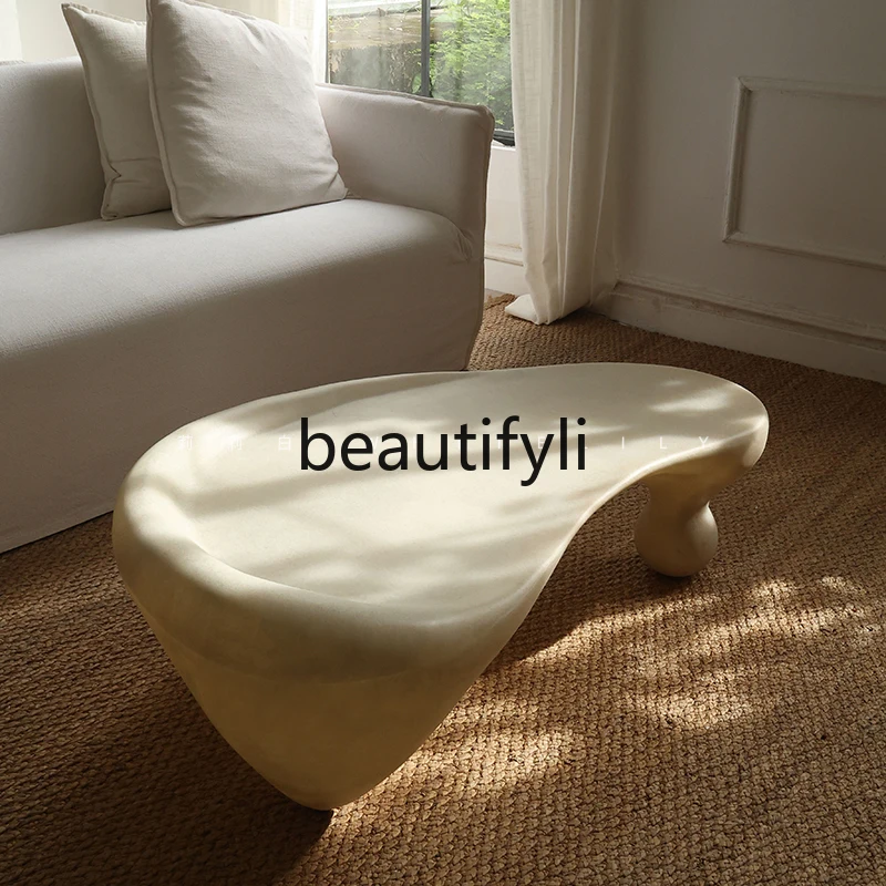 Living room wabi wind art sculpture display designer special-shaped coffee table fiberglass
Living room wabi wind art sculpture display designer special-shaped coffee table fiberglass
