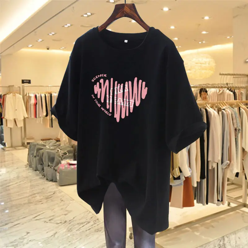 Lady Clothing Pure Cotton Comfortable T-shirt Summer Short Sleeve O-neck Loose Casual Pullover Basic Chic Printed Top Tee
Lady Clothing Pure Cotton Comfortable T-shirt Summer Short Sleeve O-neck Loose Casual Pullover Basic Chic Printed Top Tee