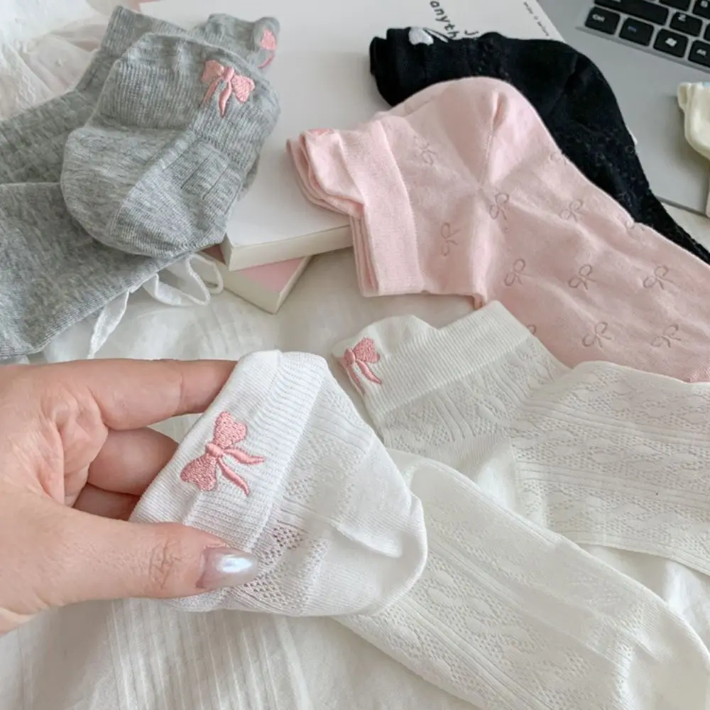 6Pairs Cute Mesh Embroidery Bow Socks Sweet Lolita JK Ballet Tube Socks Breathable Female Hosiery Socks Women Girl
6Pairs Cute Mesh Embroidery Bow Socks Sweet Lolita JK Ballet Tube Socks Breathable Female Hosiery Socks Women Girl