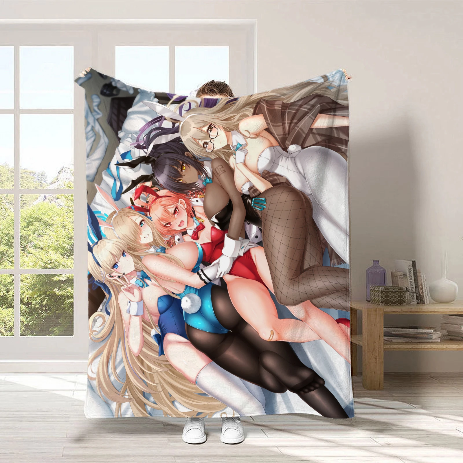 Anime Waifu Flannel Blanket 150x200cm Soft Warm Blue Character Design 3D Printed Throw Blanket for Bedroom Living Room Decor
Anime Waifu Flannel Blanket 150x200cm Soft Warm Blue Character Design 3D Printed Throw Blanket for Bedroom Living Room Decor