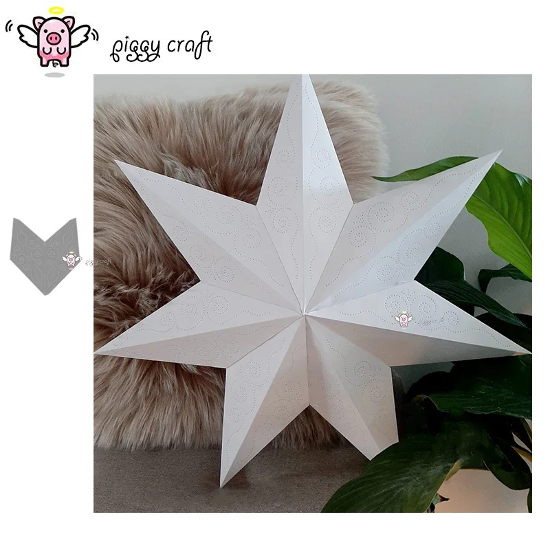 Piggy Craft metal cutting dies cut die mold Christmas 3D wave stars Scrapbook paper craft knife mould blade punch stencils dies
Piggy Craft metal cutting dies cut die mold Christmas 3D wave stars Scrapbook paper craft knife mould blade punch stencils dies