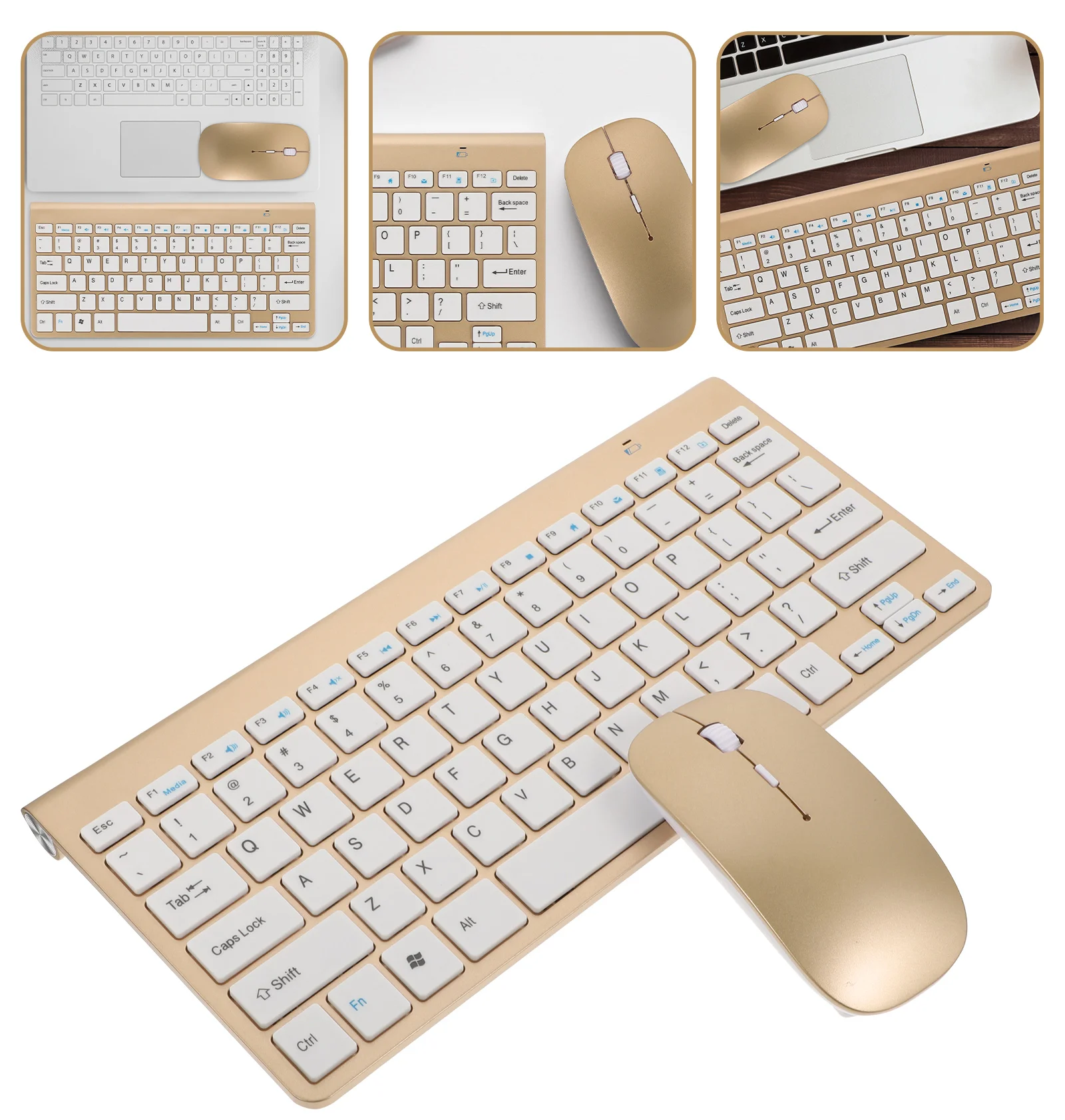 Wireless Keyboard with and Mouse Set Silent Simple Quiet for Laptop Compact Mouses Computer
Wireless Keyboard with and Mouse Set Silent Simple Quiet for Laptop Compact Mouses Computer