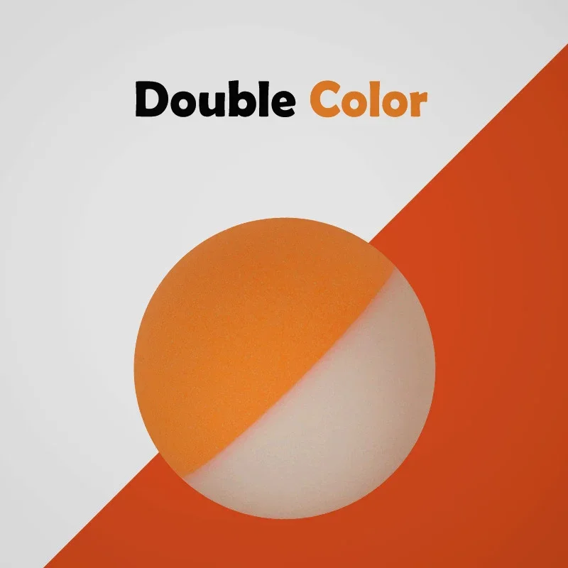 100pcs Two-Tone High Elastic Wear Resistant Table Tennis Balls, Durable Ping Pong Balls for Match Training Student Practice
100pcs Two-Tone High Elastic Wear Resistant Table Tennis Balls, Durable Ping Pong Balls for Match Training Student Practice