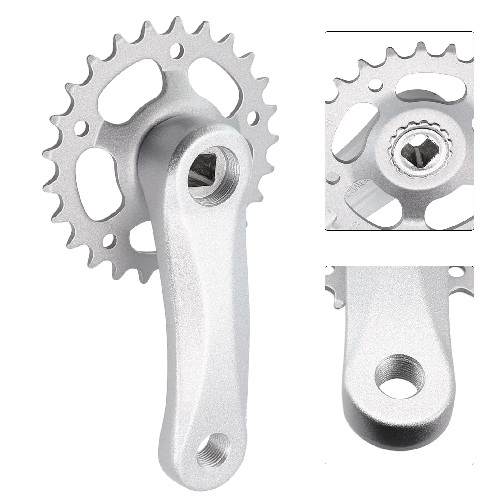 25T and 28T Crankset for Childrens Bicycles Aluminum Alloy Crank Arms Square Taper Spindle Standard Frame Compatible
25T and 28T Crankset for Childrens Bicycles Aluminum Alloy Crank Arms Square Taper Spindle Standard Frame Compatible