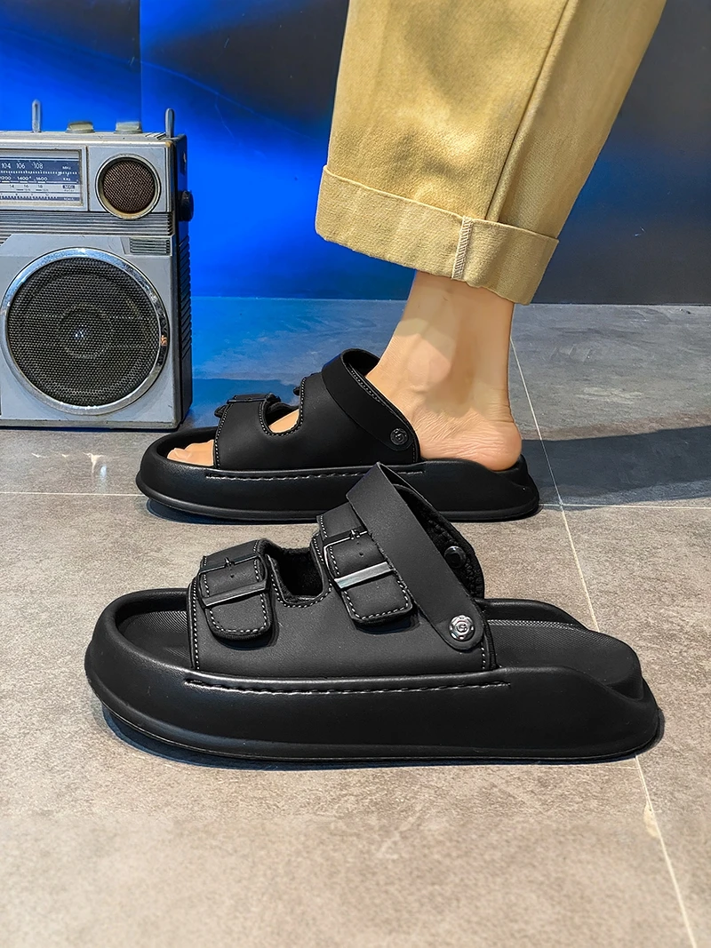 Men's 2026 New Outdoor Wear Waterproof Non-Slip Casual Driving Two-Way Wearable Slip-On Sandals Outdoor Sports Beach Slippers
Men's 2026 New Outdoor Wear Waterproof Non-Slip Casual Driving Two-Way Wearable Slip-On Sandals Outdoor Sports Beach Slippers