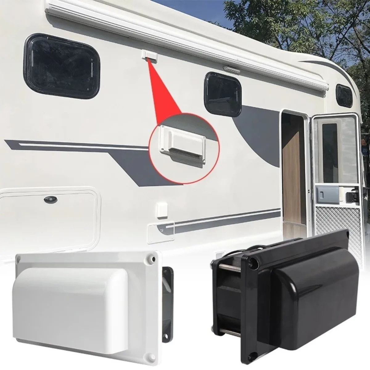RV Modification Accessories 12V Car Mounted Side Mounted Exhaust Fan Ventilation Fan Range Hood Exhaust Outlet
RV Modification Accessories 12V Car Mounted Side Mounted Exhaust Fan Ventilation Fan Range Hood Exhaust Outlet
