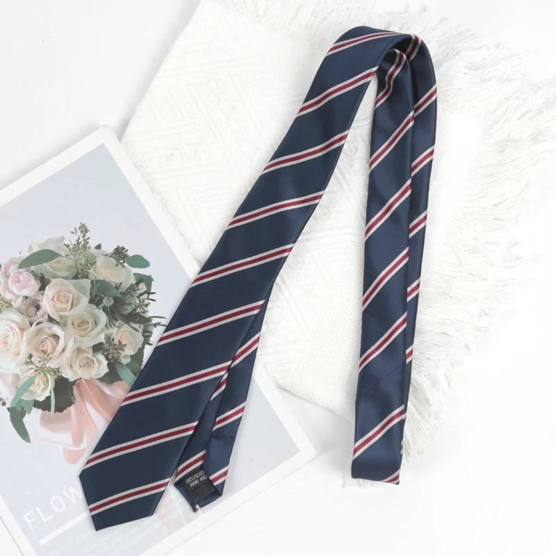 Ties for Men Women JK Fashion Wholesale Navy Blue Striped Necktie Male Polyester Party Wedding Clothes Shirts Accessories
Ties for Men Women JK Fashion Wholesale Navy Blue Striped Necktie Male Polyester Party Wedding Clothes Shirts Accessories