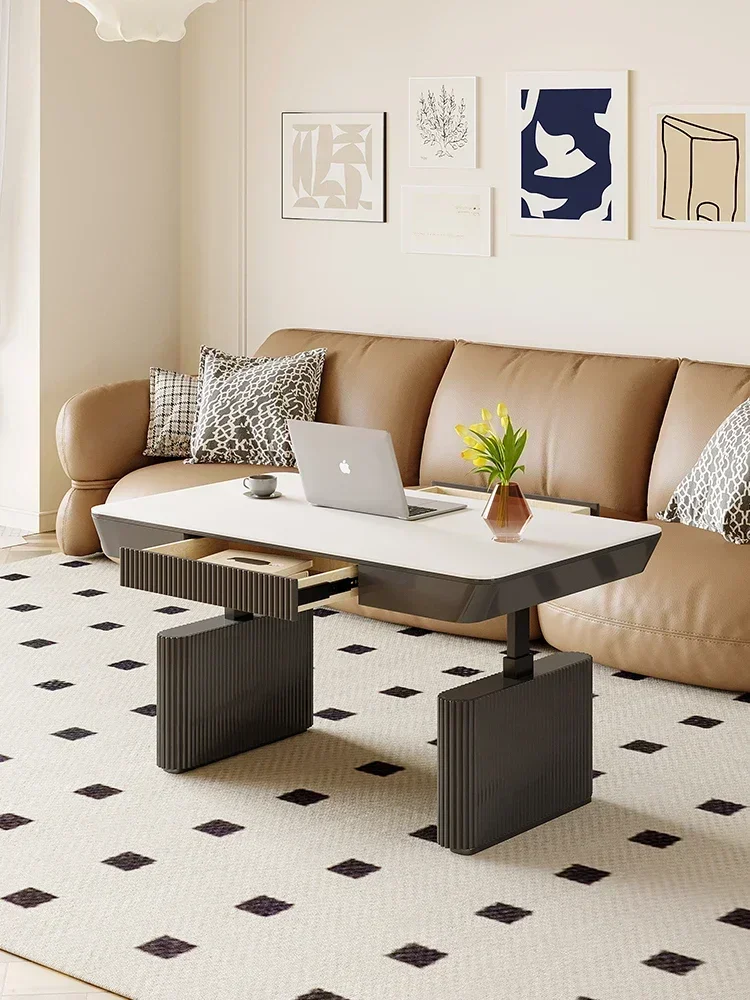 Electric Lifting Coffee Table Modern Italian Wind Multi-Functional Intelligence
Electric Lifting Coffee Table Modern Italian Wind Multi-Functional Intelligence