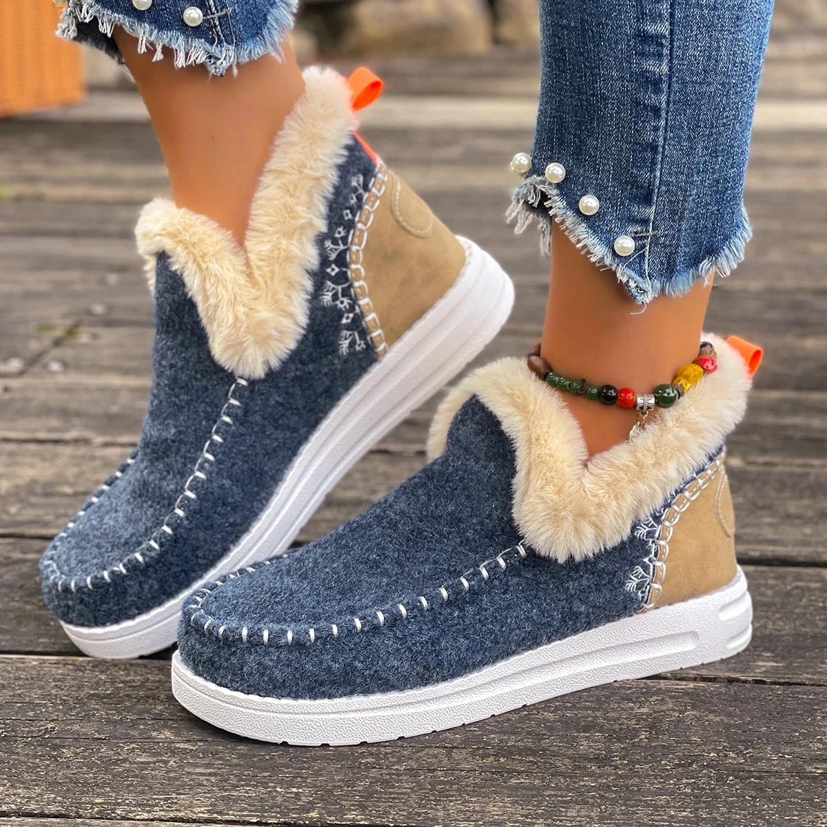 Women Boots 2025 New Warm Outdoor Fluffy Boots Comfortable Fuzzy Plush House Cotton Shoes Winter New Anti-slip Fur Snow Boots
Women Boots 2025 New Warm Outdoor Fluffy Boots Comfortable Fuzzy Plush House Cotton Shoes Winter New Anti-slip Fur Snow Boots