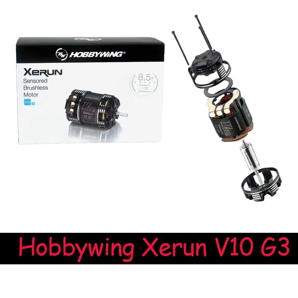 Sensored Brushless Motor Hobbywing XeRun V10 G3 For 1/10 1/12 RC Electric Remote Control Model Drift Racing Accessories
Sensored Brushless Motor Hobbywing XeRun V10 G3 For 1/10 1/12 RC Electric Remote Control Model Drift Racing Accessories