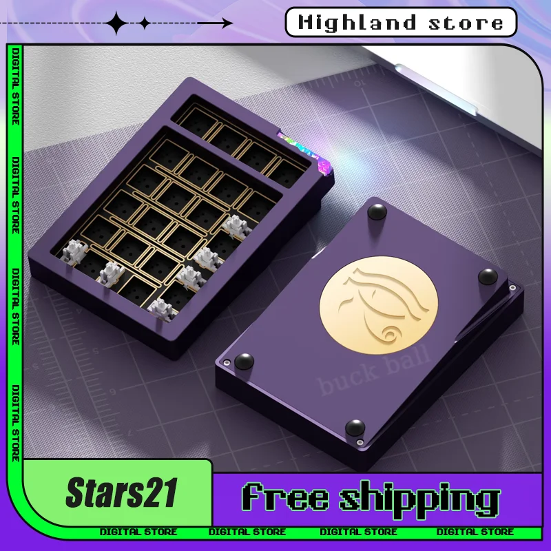 Weikav Stars21 Mechanical keyboard Kit 3Mode Wireless Bluetooth Keypad Kit Rgb Hot Swap Keyboard Kit Aluminum Alloy Custom Gifts 
Weikav Stars21 Mechanical keyboard Kit 3Mode Wireless Bluetooth Keypad Kit Rgb Hot Swap Keyboard Kit Aluminum Alloy Custom Gifts