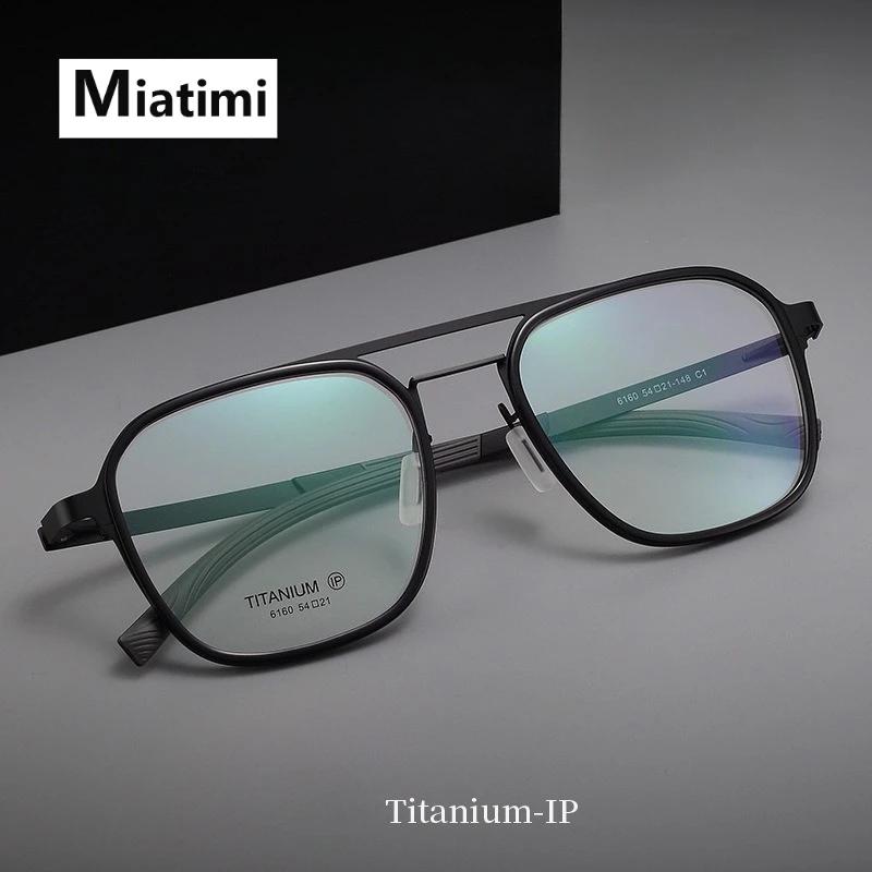 Оправа для очков Pilot из ацетата и титана, ретро-стиль, с двойной перемычкой, для оптических линз по рецепту, для коррекции близорукости, мужские оправы для очков
Оправа для очков Pilot из ацетата и титана, ретро-стиль, с двойной перемычкой, для оптических линз по рецепту, для коррекции близорукости, мужские оправы для очков