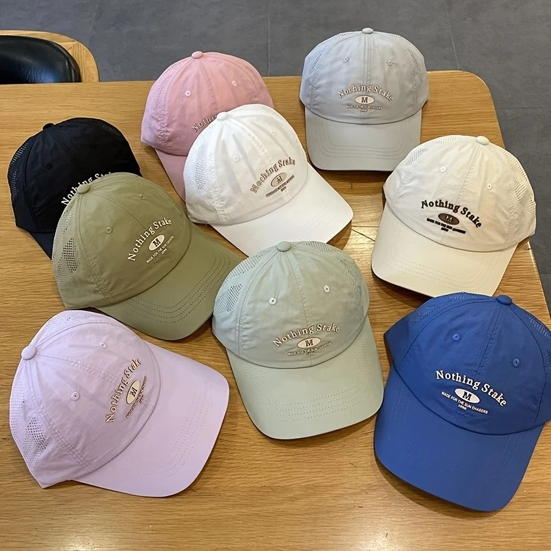 Summer thin mesh outdoor sports sunscreen male quick drying breathable baseball cap female running shade couple cap
Summer thin mesh outdoor sports sunscreen male quick drying breathable baseball cap female running shade couple cap