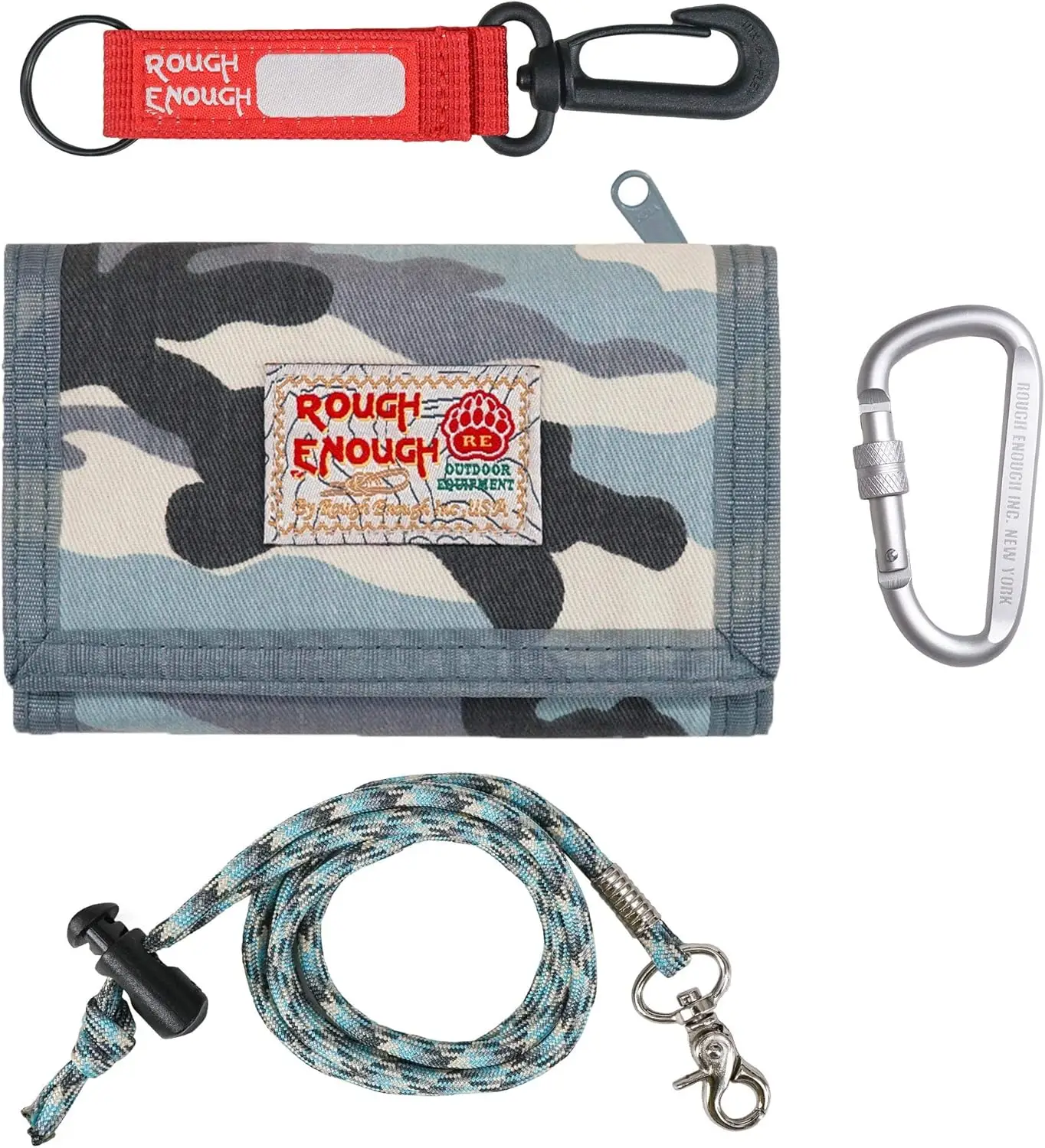 Rough Enough Kids Wallet for Boys Teen with Neck Lanyard Keychain RE8304
Rough Enough Kids Wallet for Boys Teen with Neck Lanyard Keychain RE8304
