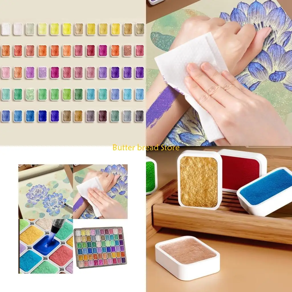W89C 60 цветов набор акварельных красок перламутровый акварельный пигмент сплошная акварельная живопись для художников-любителей
W89C 60 цветов набор акварельных красок перламутровый акварельный пигмент сплошная акварельная живопись для художников-любителей
