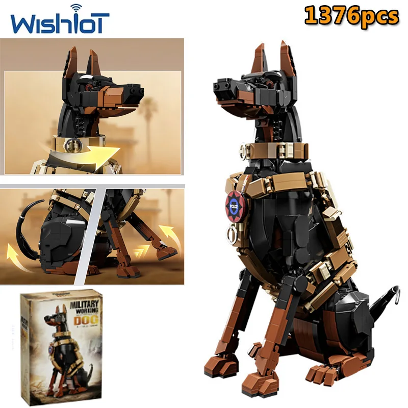 MOC полицейская собака животное собранная модель строительные блоки креативные 1376 шт DIY развивающие коллекционные игрушки маленькие кирпичи подарки для детей
MOC полицейская собака животное собранная модель строительные блоки креативные 1376 шт DIY развивающие коллекционные игрушки маленькие кирпичи подарки для детей