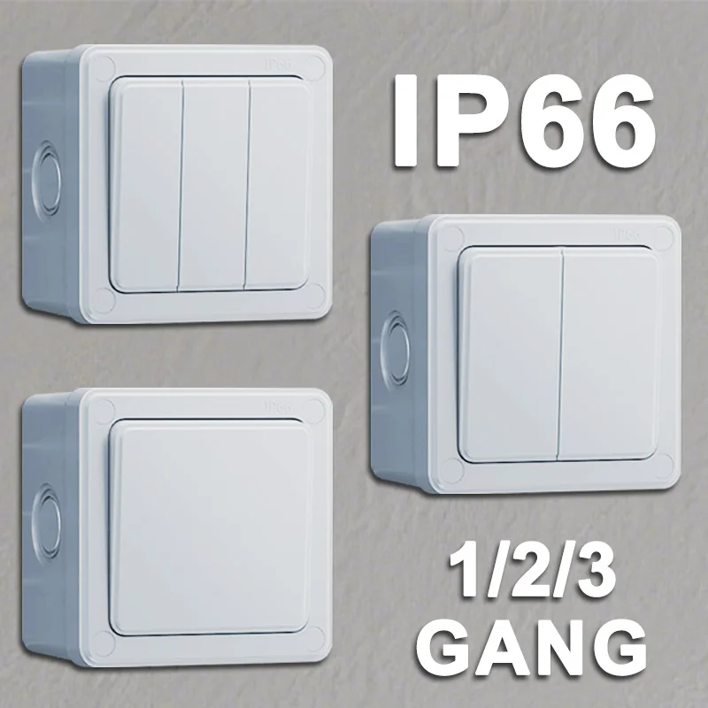 Всепогодный 1/2/3 Gang ВКЛ-ВЫКЛ 16А кнопочный переключатель промышленного класса выключатель питания уличные настенные выключатели для домашнего сада
Всепогодный 1/2/3 Gang ВКЛ-ВЫКЛ 16А кнопочный переключатель промышленного класса выключатель питания уличные настенные выключатели для домашнего сада