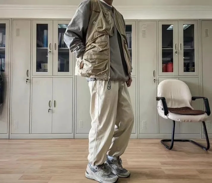 Loose Fit Outdoor Workwear Casual Pants Japanese CMF Sle Pleated Multi-ket Long Trousers for Youth All Seasons Use
Loose Fit Outdoor Workwear Casual Pants Japanese CMF Sle Pleated Multi-ket Long Trousers for Youth All Seasons Use