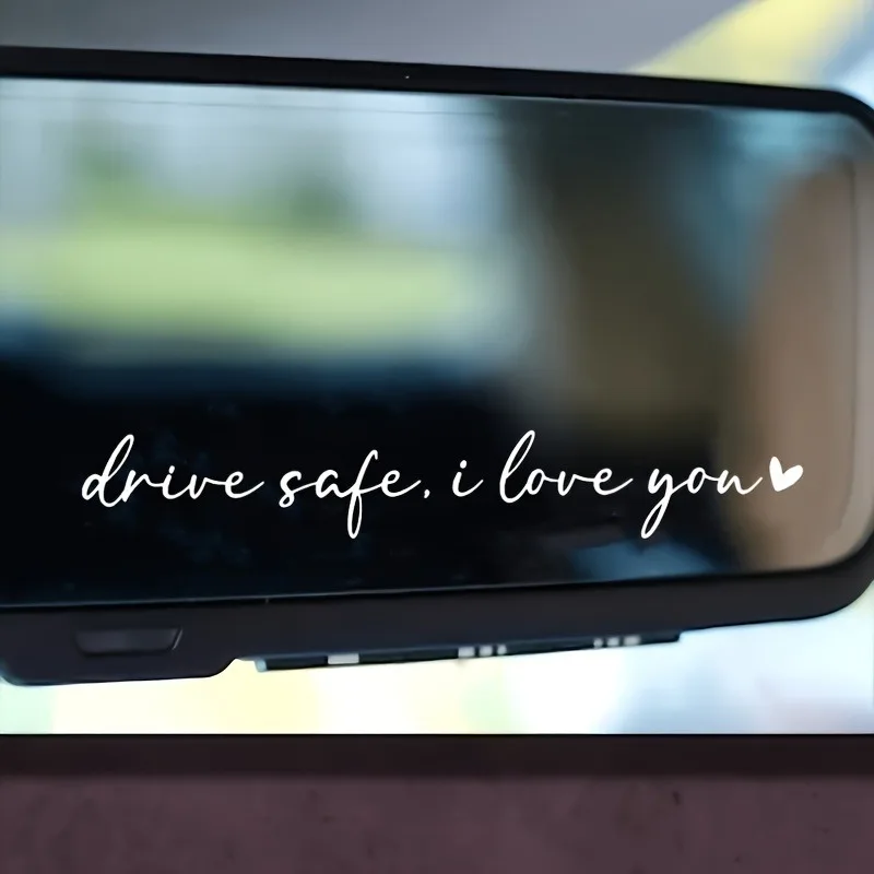 Fashion Drive Safe I Love You Car Decal Cover Scratches Cartoon Window Decal For Motorcycle Vw Bmw E46 Ford Focus
Fashion Drive Safe I Love You Car Decal Cover Scratches Cartoon Window Decal For Motorcycle Vw Bmw E46 Ford Focus