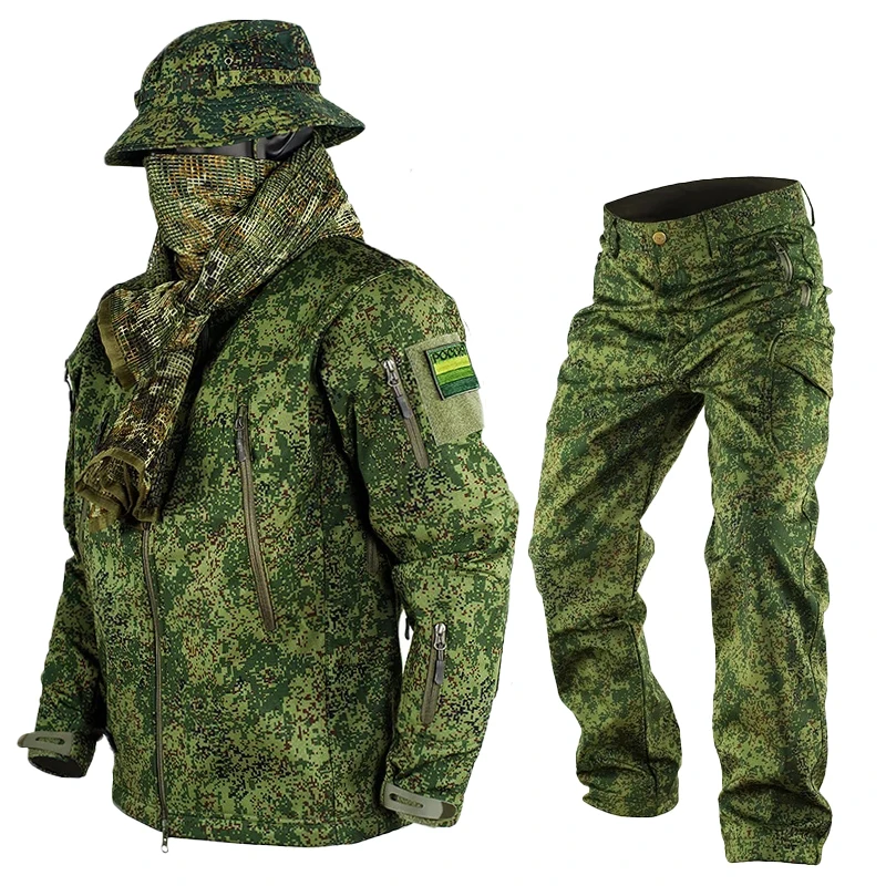 Camouflage Tactical Military Uniform Outdoor Winter Windproof Working Sport Suit Fleece Warm Hooded Jacket and Pants
Camouflage Tactical Military Uniform Outdoor Winter Windproof Working Sport Suit Fleece Warm Hooded Jacket and Pants