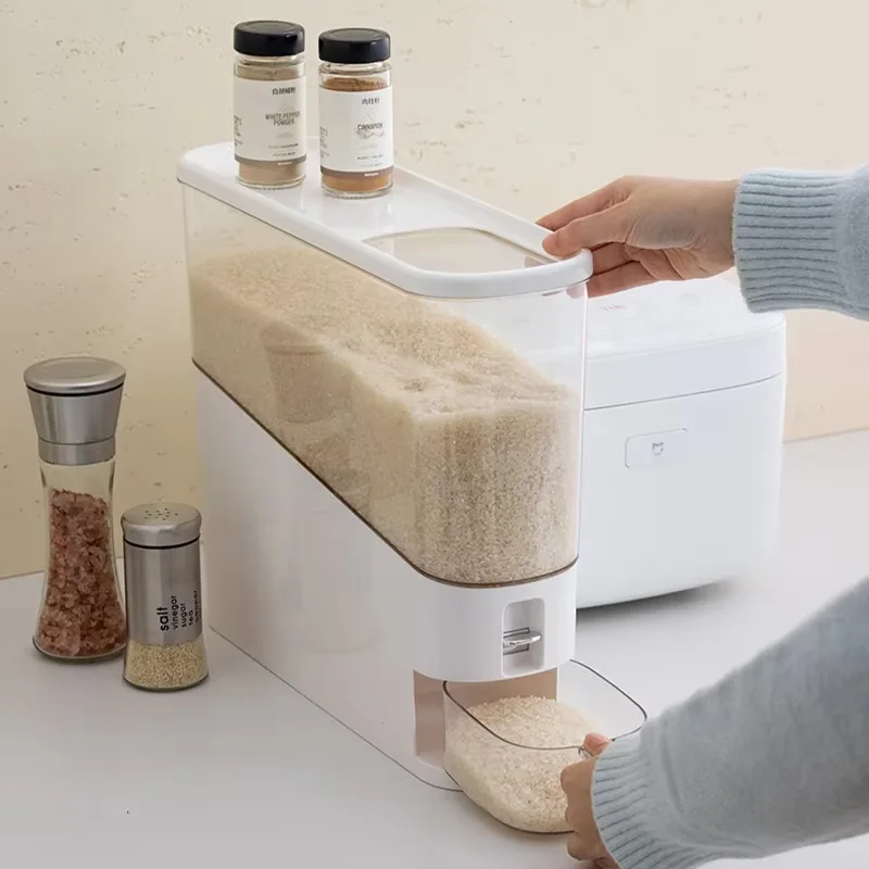 Wholesale Premium PET PP Food Grain Storage Container with Detachable Design and Rice Dispenser for Kitchen Accessories
Wholesale Premium PET PP Food Grain Storage Container with Detachable Design and Rice Dispenser for Kitchen Accessories