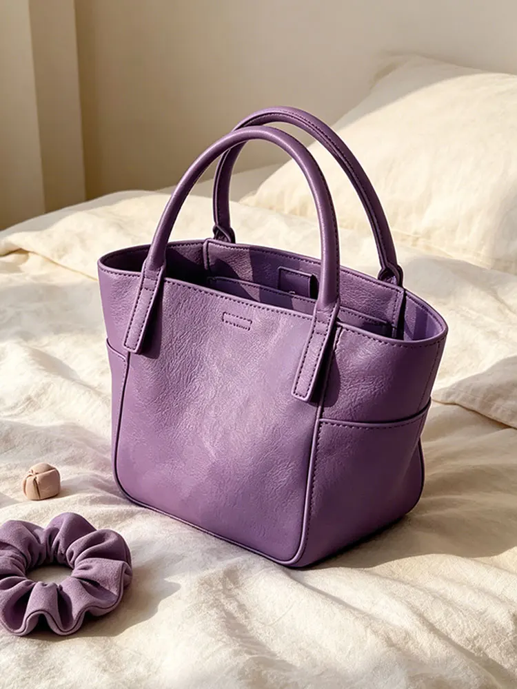 Purple Handheld Basket Bag Ladies 2026 New Style Premium Feel Single Shoulder Crossbody Elegant Office Commuting Bag Summer
Purple Handheld Basket Bag Ladies 2026 New Style Premium Feel Single Shoulder Crossbody Elegant Office Commuting Bag Summer